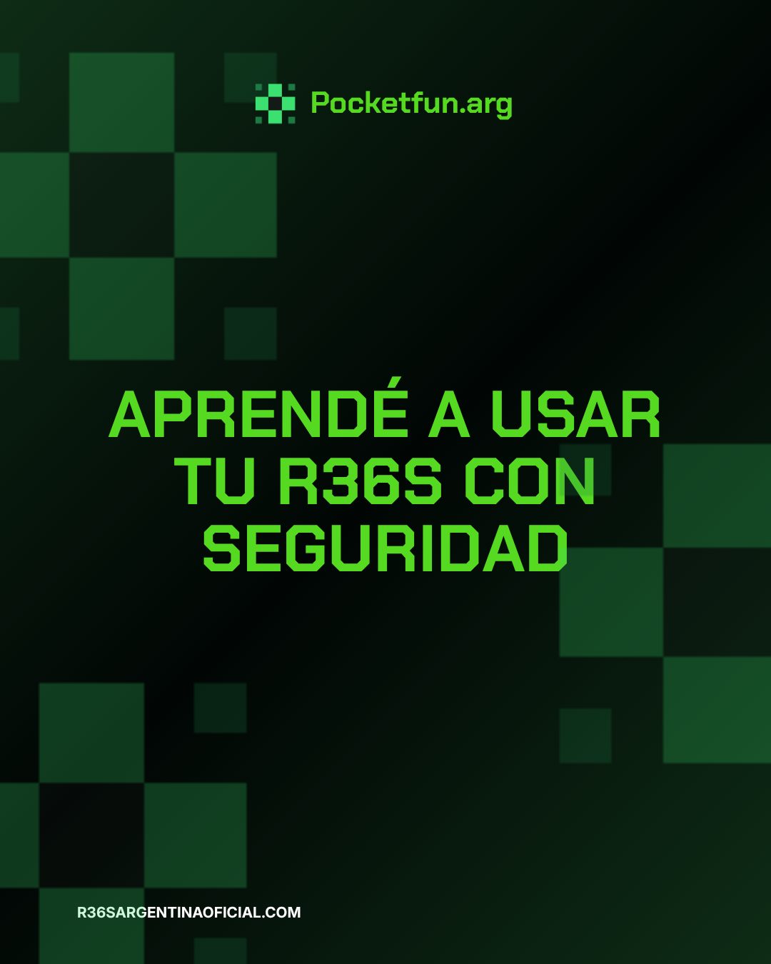 Pocketfun: aprendé a usar tu R36S con seguridad