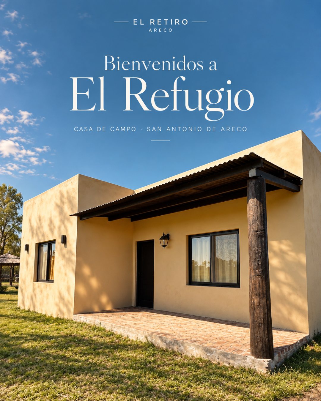 Pieza para redes de El Retiro Areco (el refugio post fachada)