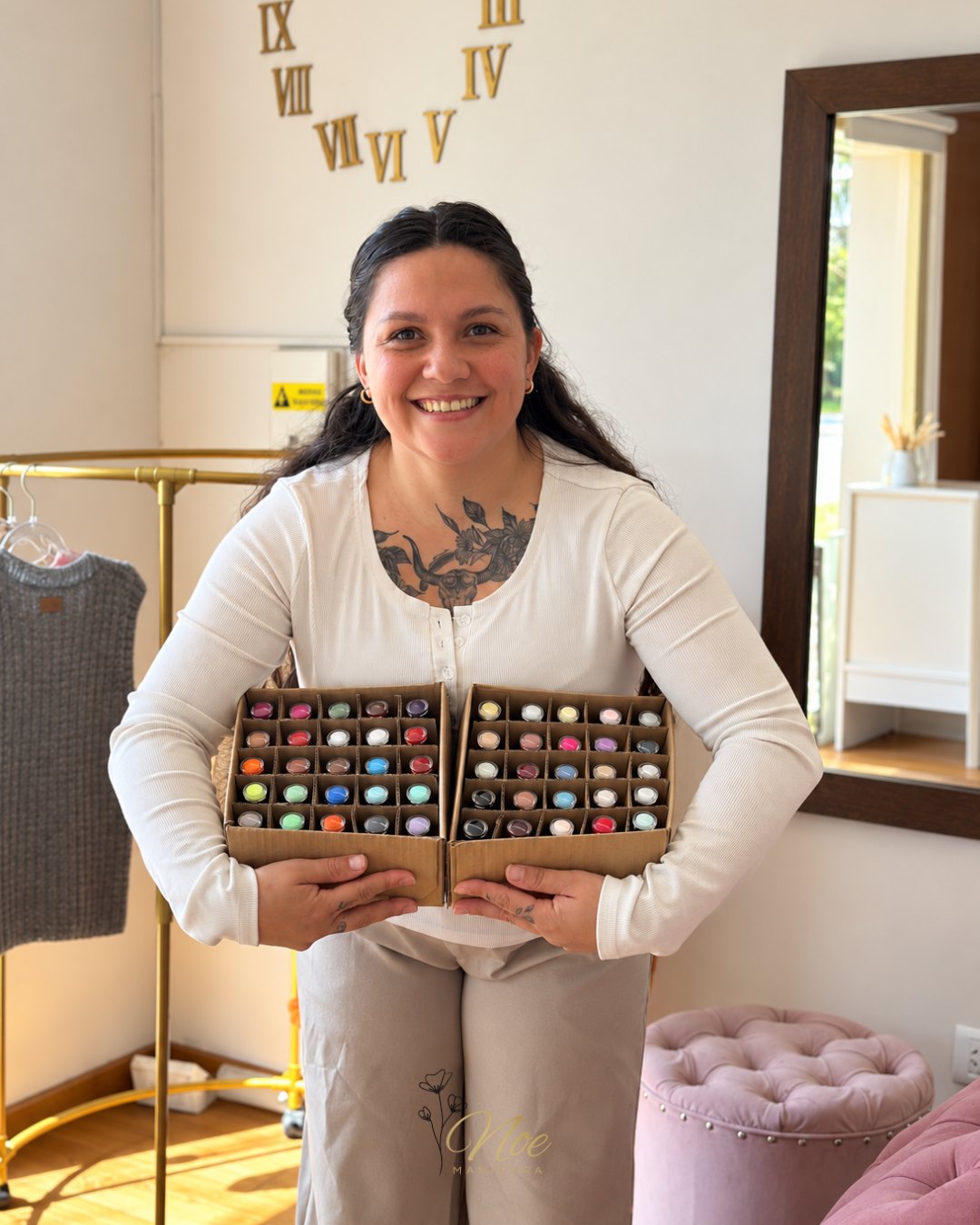 Pieza para redes de Noe Manicura