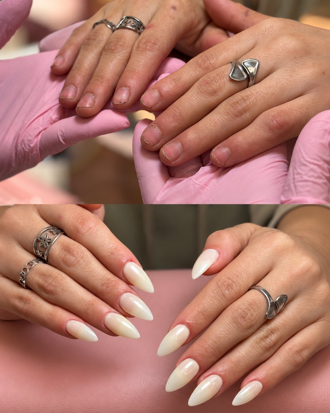 Pieza para redes de Noe Manicura (noe manicura post antesdespues soft gel)